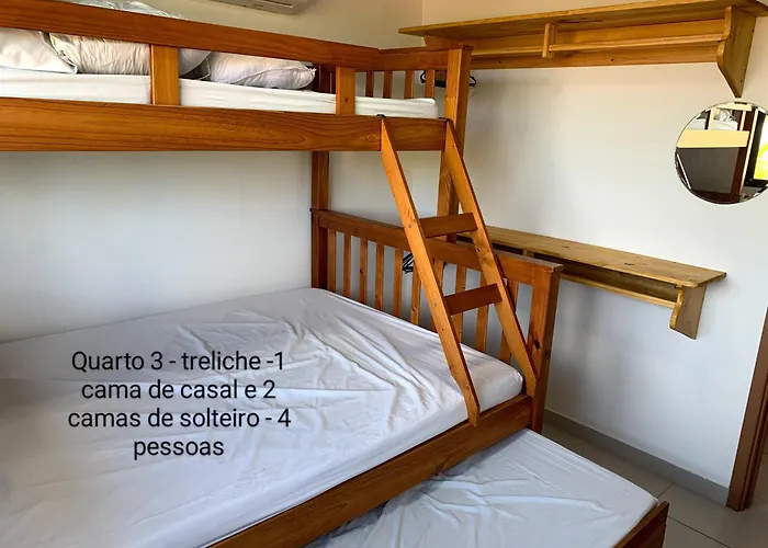 Luxuoso Flat 3 quartos, térreo, no Cupe Beach Living - beira mar de Porto de Galinhas